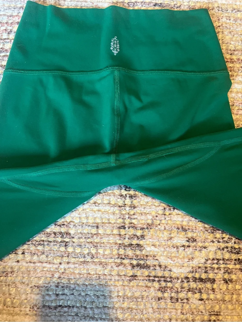 FP Movement Free People Never Better 7/8 High Rise Leggings Emerald Green Small